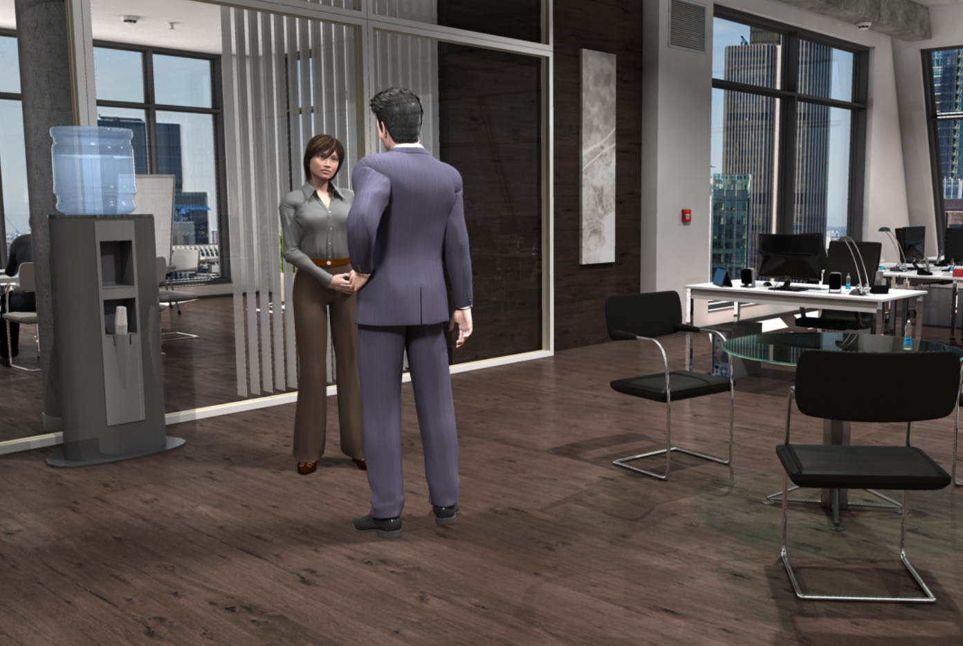Prävention von Mobbing am Arbeitsplatz (3D)